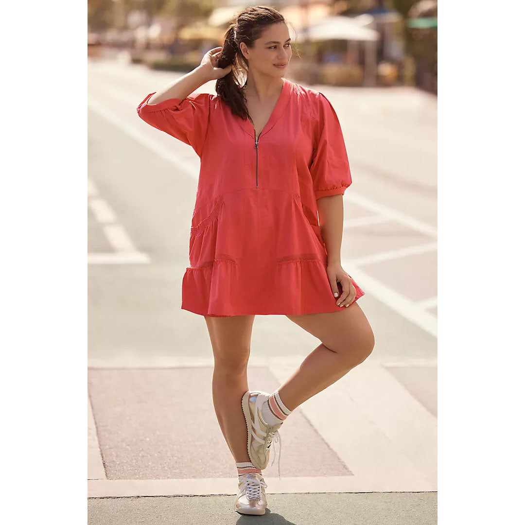 Daily Practice by Anthropologie Relaxed Tiered Mini Dress – White Chocolate  Couture