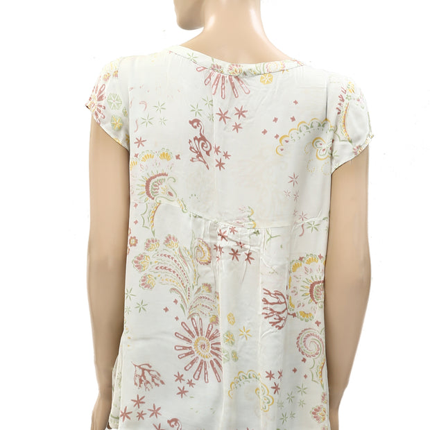Odd Molly Anthropologie Floral Printed Tunic Shirt Top