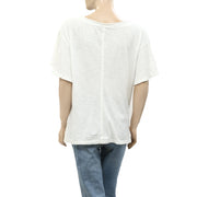 Pilcro By Anthropologie Ruched Tee Tunic Top