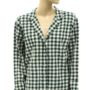 The Great The Pajama Buttondown Shirt Tunic Top S-1