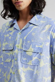 Urban Outfitters UO Jamie Short Sleeve Button-down Cropped Men's Shirt