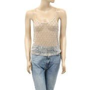 Urban Outfitters UO Paris Nights Embellished Cami Blouse Top