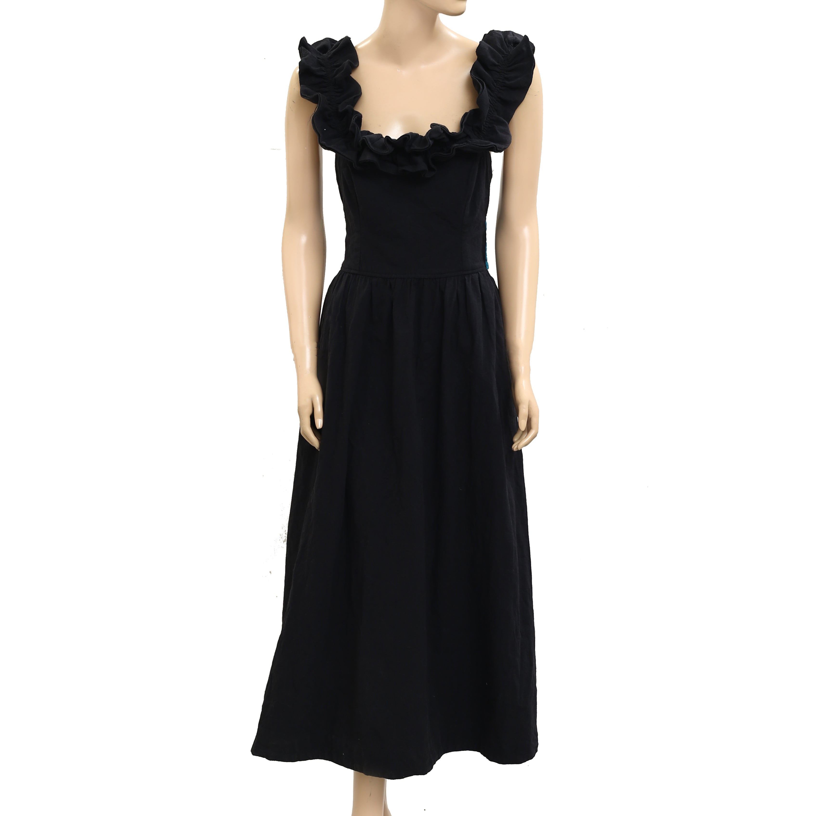 Free People Free-Est Black Midi Dress – White Chocolate Couture