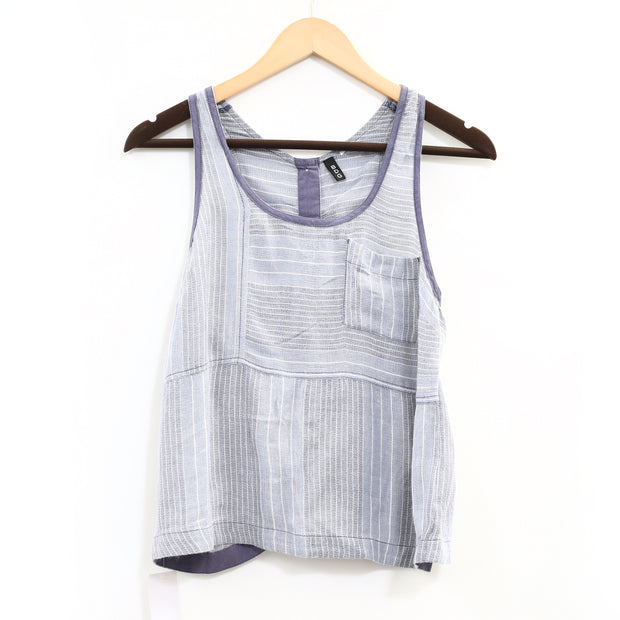 BDG Urban Outfitters Striped Printed Blouse Tank Top