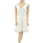 Joie Paxti Crochet Lace Mini Dress