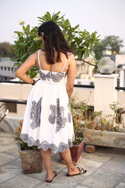 Monsoon Floral Ivory Slip Dress
