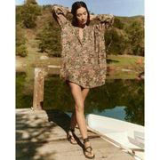 The Great The Cascade Cover-Up Tunic Mini Dress