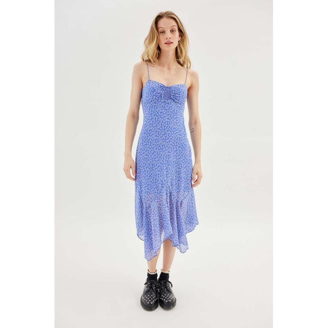 Urban Outfitter UO Scarlett Ruffle Midi Dress – White Chocolate Couture