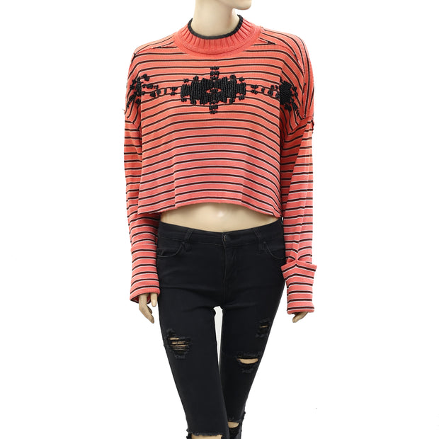 Free People We The Free Avalanche Tee Cropped Top