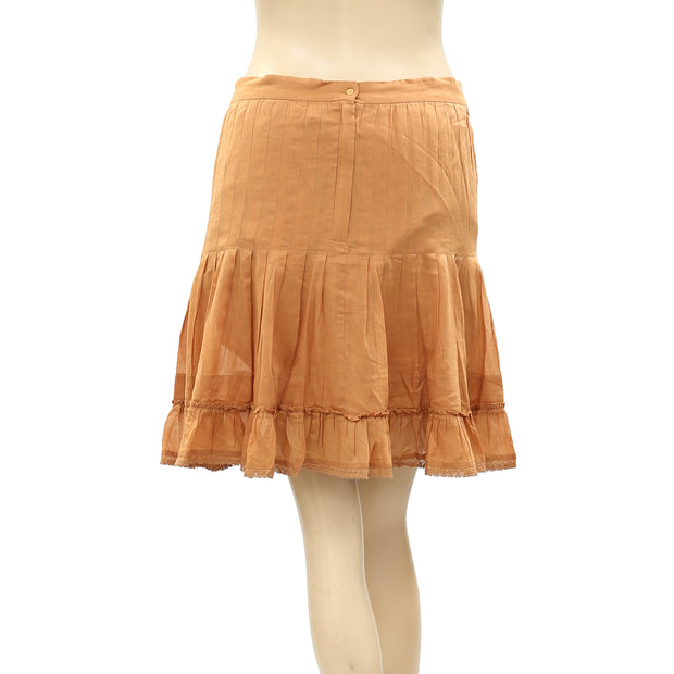 Isabel Marant Étoile Noly Lace-Trimmed Cotton Mini Skirt