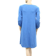Lilly Pulitzer Blue Solid Mini Dress S