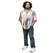 ASOS DESIGN Men's Boxy Oversized Satin Shirt