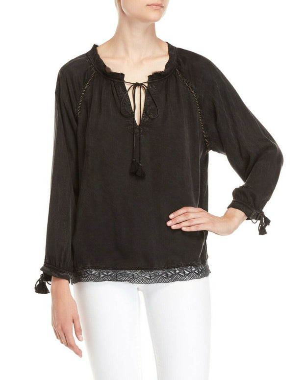 Zadig & Voltaire Theresa Lace Blouse Top