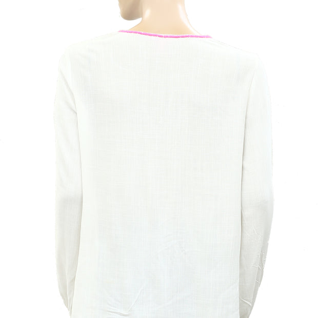 Lilly Pulitzer Embroidered Tunic Top