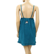 Odd Molly Anthropologie Once In A While Lace Slip Mini Dress