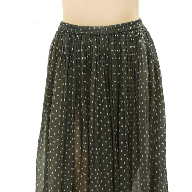 Mes Demoiselles Paris Dobby Maxi Skirt XS-38