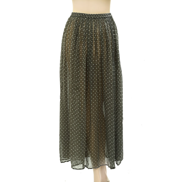 Mes Demoiselles Paris Dobby Maxi Skirt XS-38