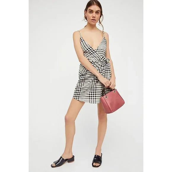 Free People Nodia Wrap Mini Dress – White Chocolate Couture