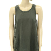 Odd Molly Anthropologie Solid Ruffle Tank Tunic Top