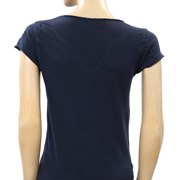 Zadig & Voltaire Solid T-Shirt Tunic Top
