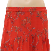 IRO LILIE Floral Printed Mini Skirt