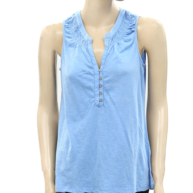 Lilly Pulitzer Essie Solid Blouse Tank Top