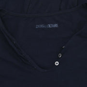 Zadig & Voltaire Tunisian ML Strass Moon T-shirt Top