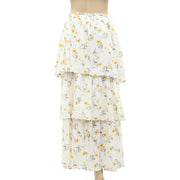 HappyxNature Kate Hudson Tiered Maxi Skirt
