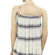 Ecote Urban Outfitters Printed High Low Tunic Mini Dress