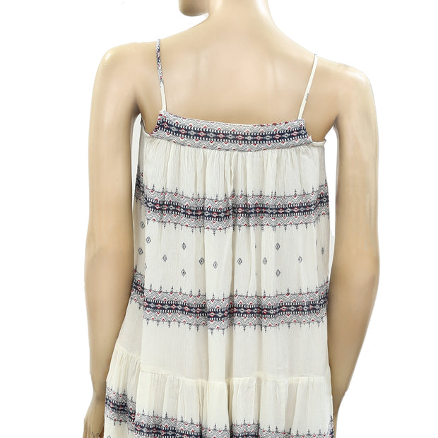 Ecote Urban Outfitters Printed High Low Tunic Mini Dress