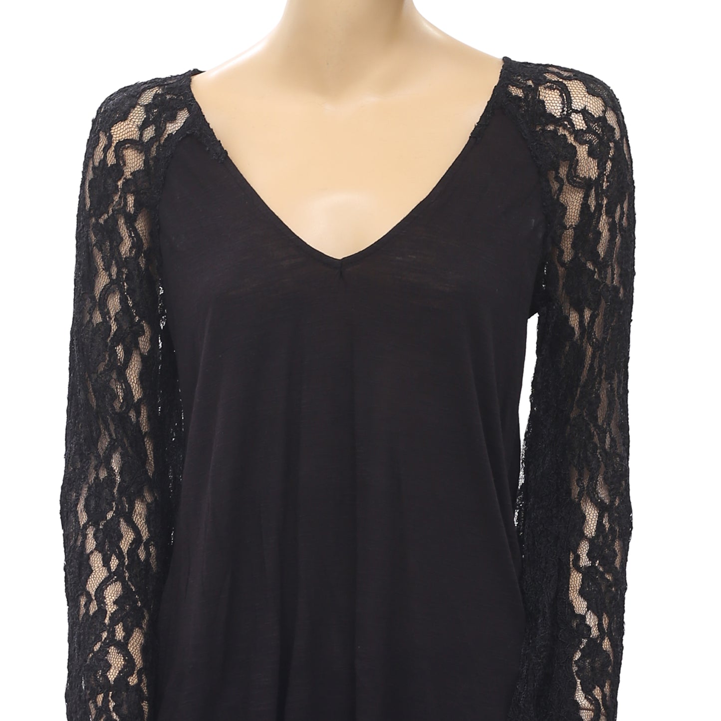 Ecote Urban Outfitters Mesh Embroidered Tunic Top