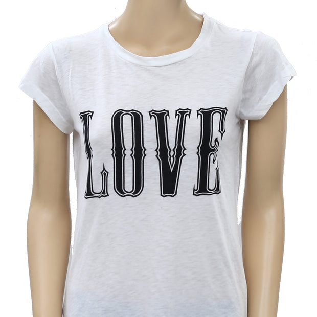Zadig & Voltaire Skinny Love Printed T-Shirt Top