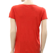 Zadig & Voltaire Tunisien MC Solid T-Shirt Blouse Top