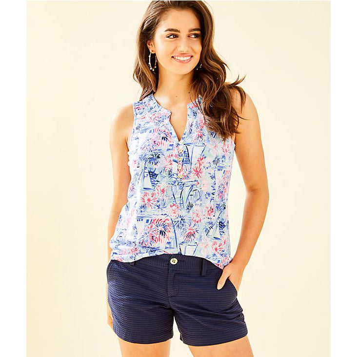 Lilly Pulitzer Essie Sea to Shining Sea Printed Tank Top 