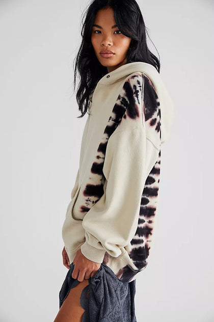 Free People It's A Vibe Printed Hoodie We The Free Floral