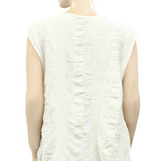 Free People Endless Summer Ivory Tank Tunic Top M