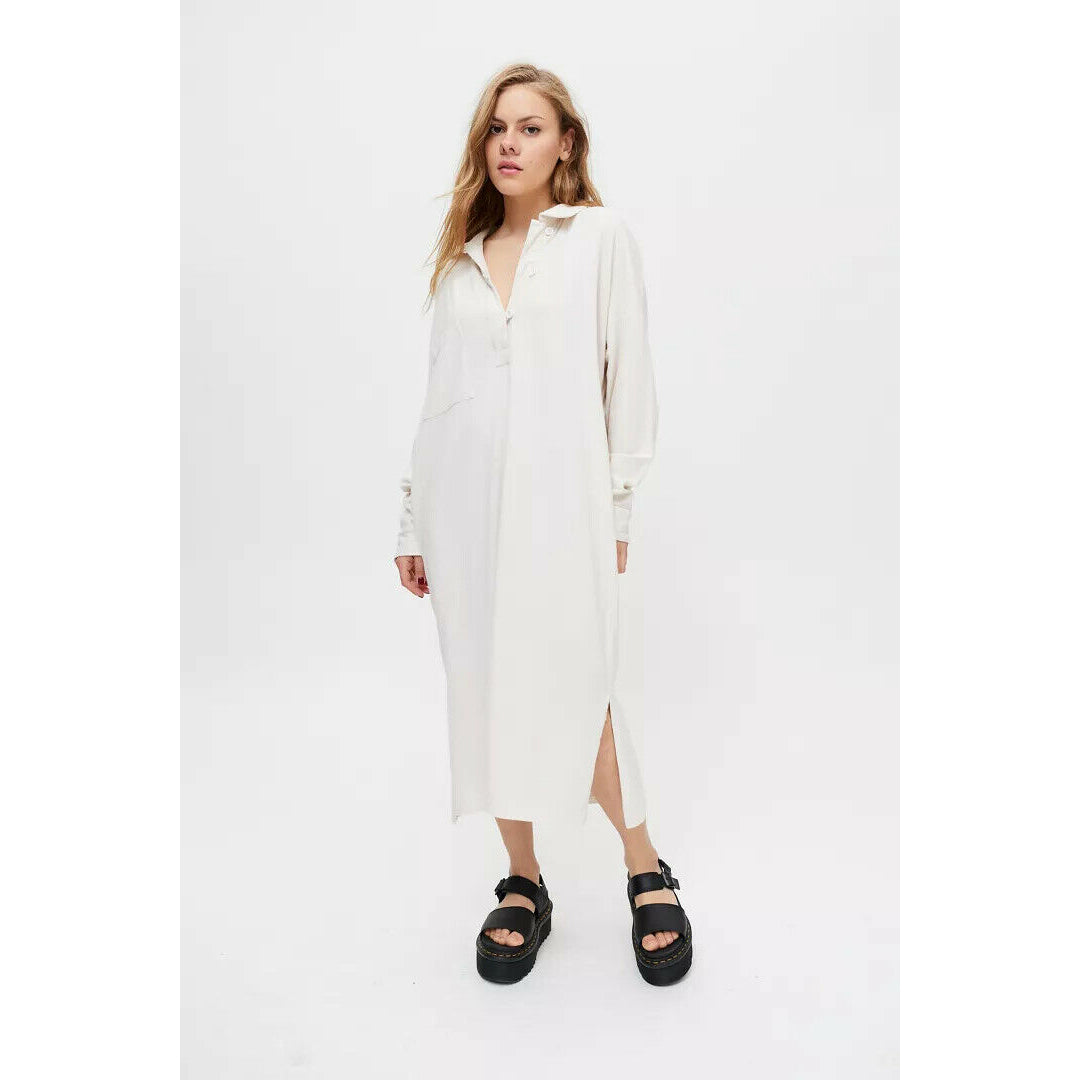 Urban Outfitters UO Spencer Polo Shirt Midi Dress – White Chocolate Couture