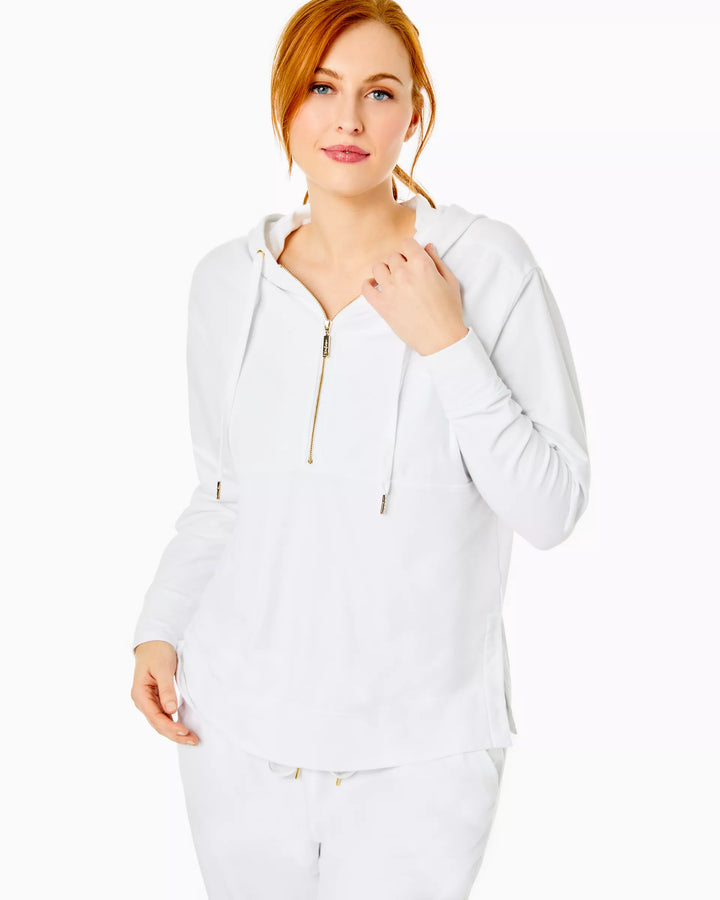 Lilly Pulitzer Lora Hoodie Tunic Top