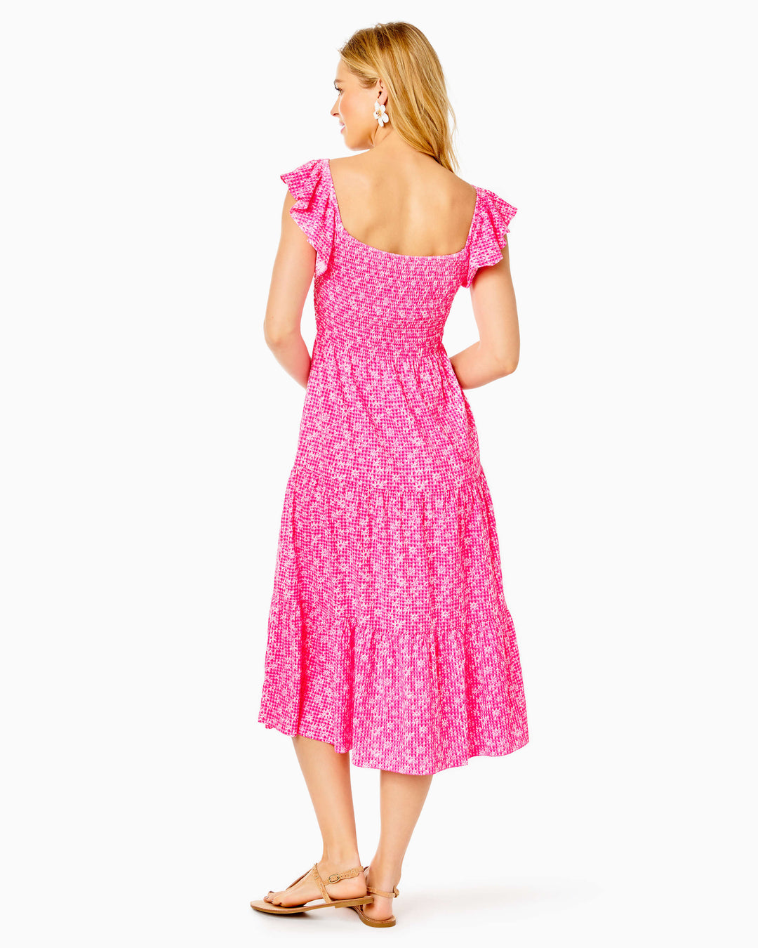 Lilly Pulitzer Jilly Smocked Midi Dress