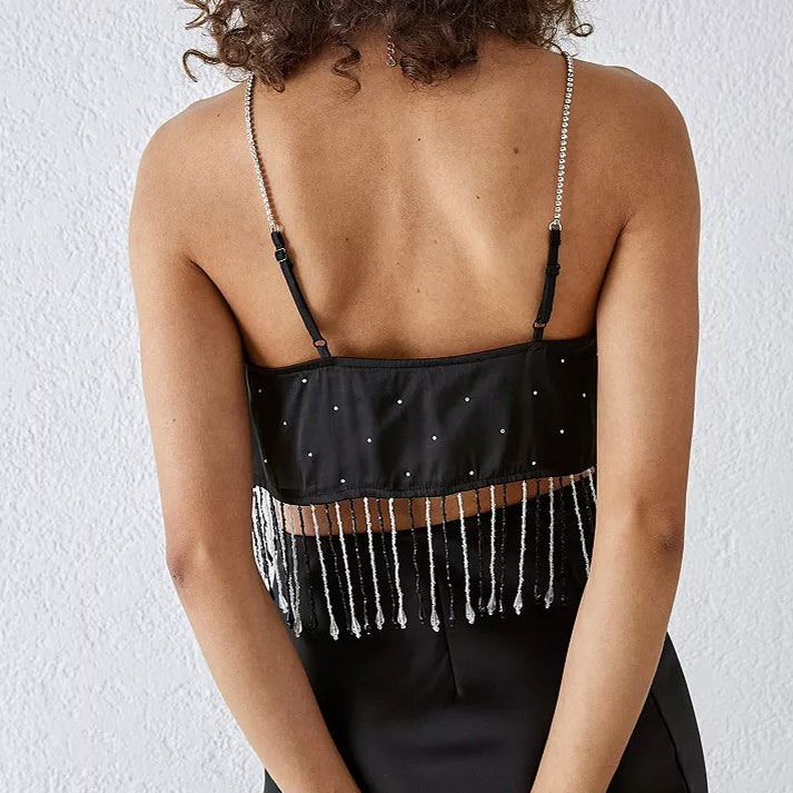 Urban Outfitters UO Milina Beaded Embellished Cami Top