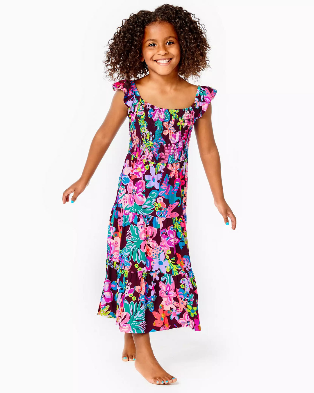 Lilly Pulitzer Girls Mini Jilly Midi Dress