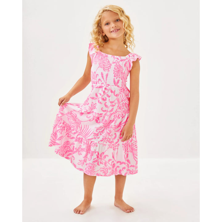 Lilly Pulitzer Girls Mini Jilly Midi Dress