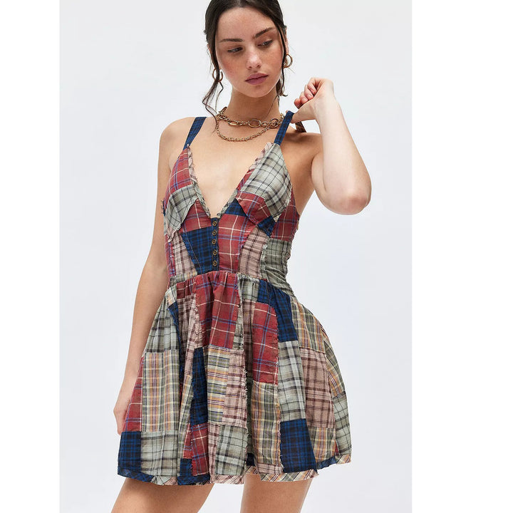 Urban Outfitters BDG Bryn Fit & Flare Mini Dress