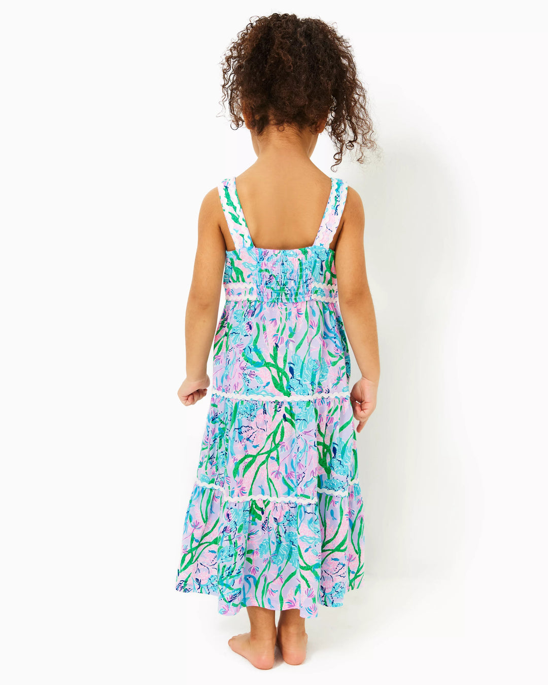 Lilly Pulitzer Girls Mini Pollie Midi Dress