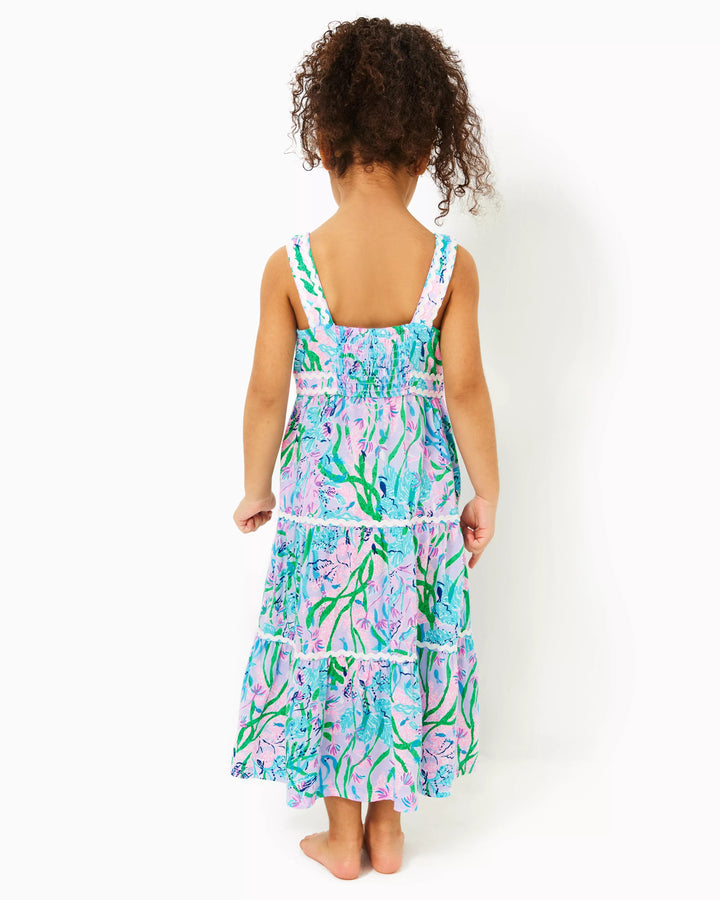 Lilly Pulitzer Girls Mini Pollie Midi Dress