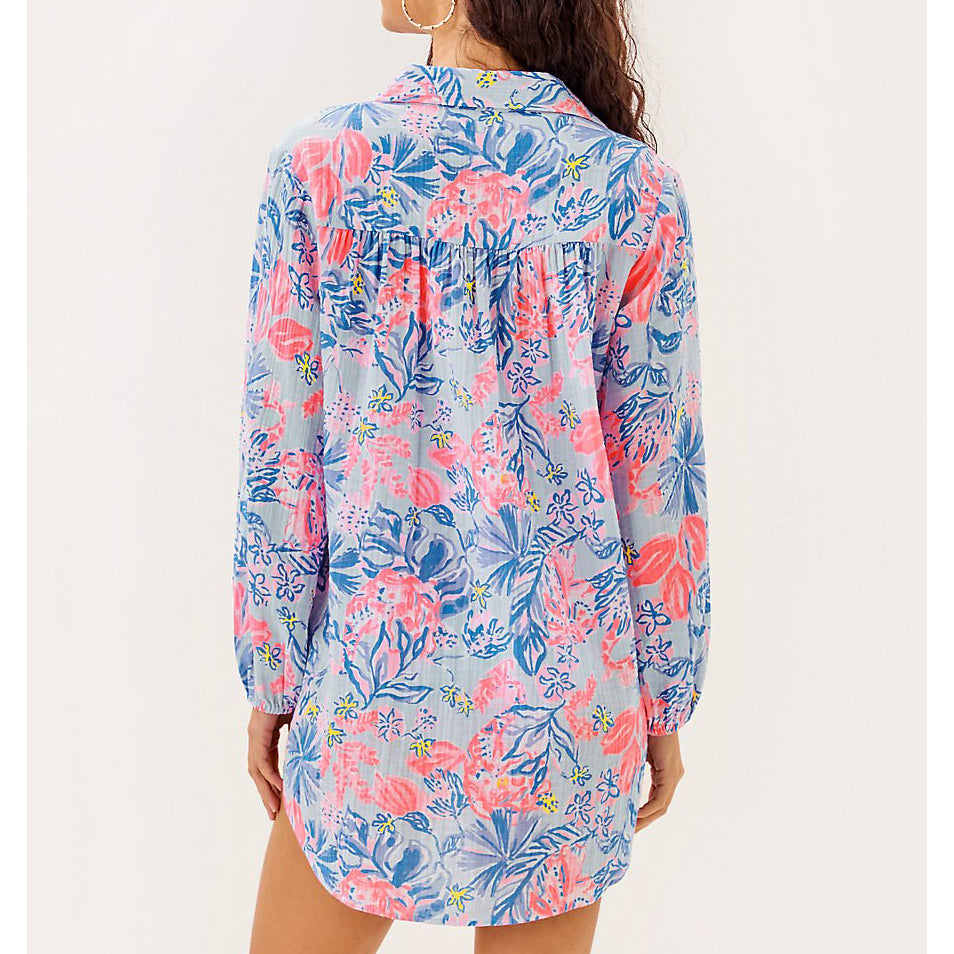 Lilly Pulitzer Kique Long Sleeve Cover-Up