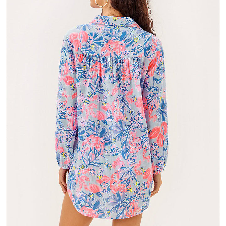 Lilly Pulitzer Kique Long Sleeve Cover-Up
