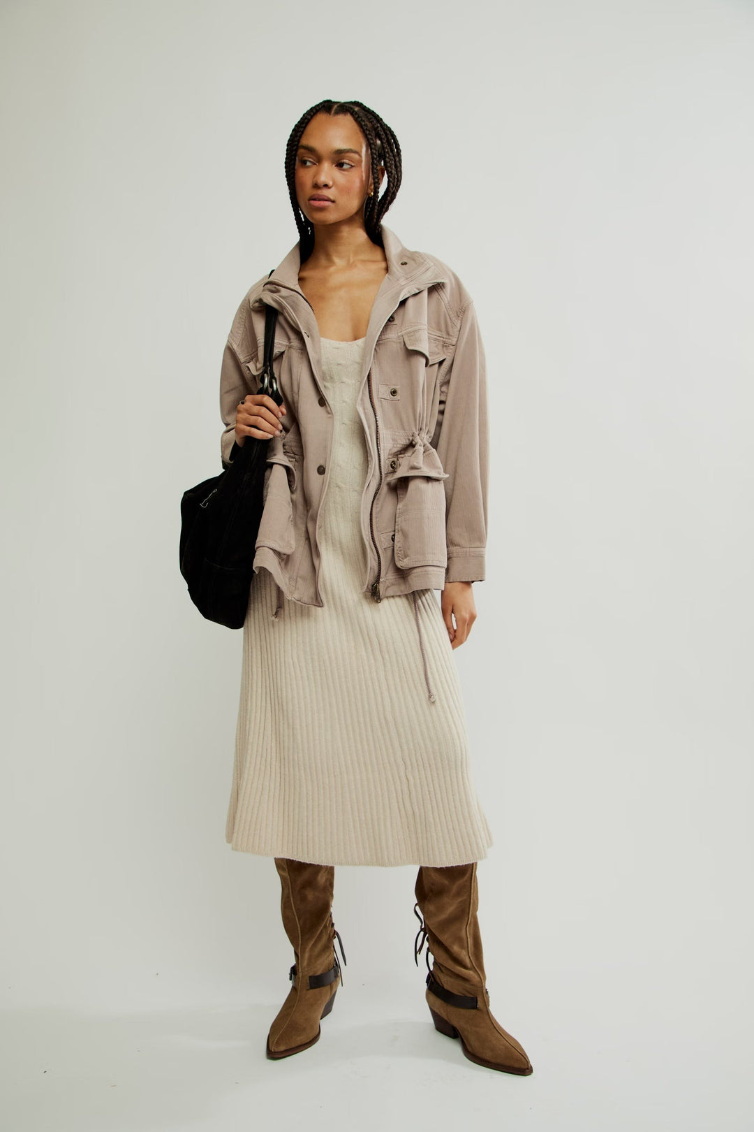 Free People We The Free Arya Utility Jacket Zip up Top