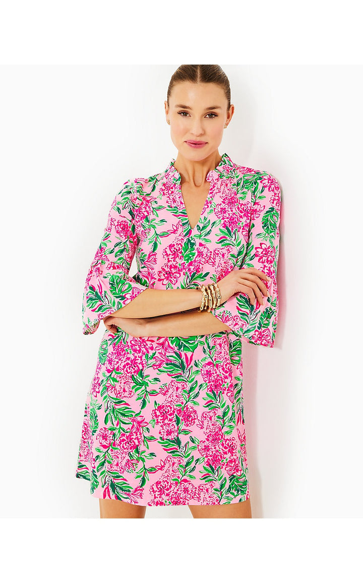 Lilly Pulitzer Hayes Conch Shell Ruffle Mini Dress