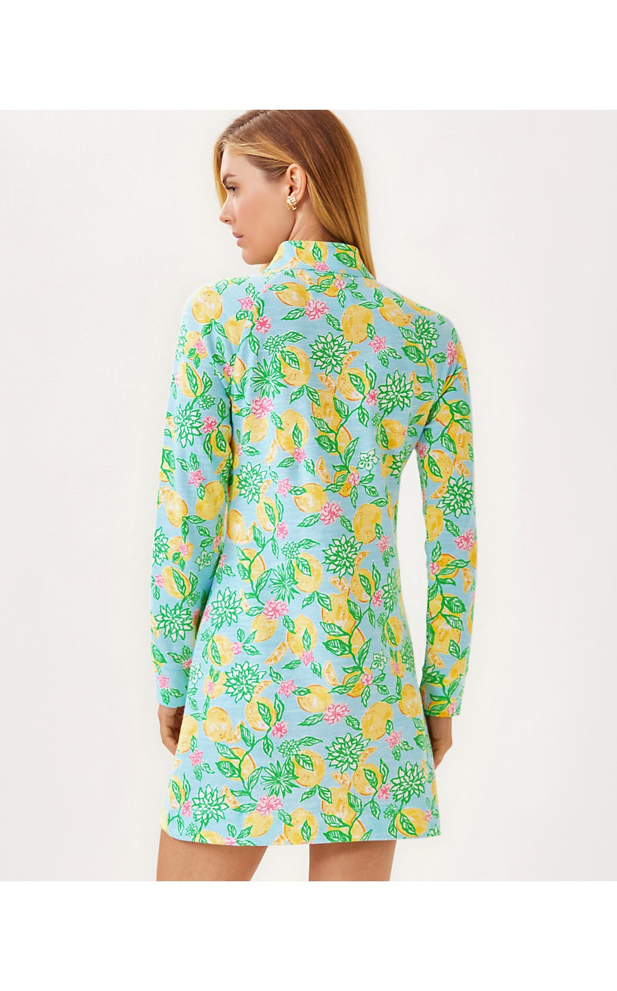 Lilly Pulitzer Ashlee Lemonade Print Mini Dress